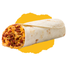 meat and cheese burrito